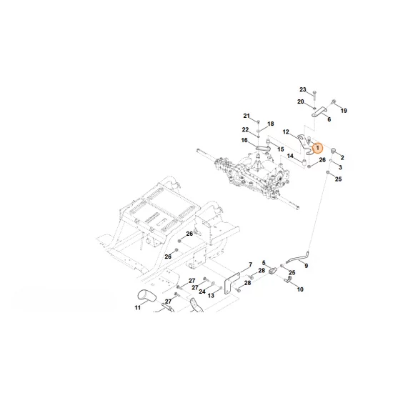 STIHL  Śruba ścinana M8x12 9039 488 1750